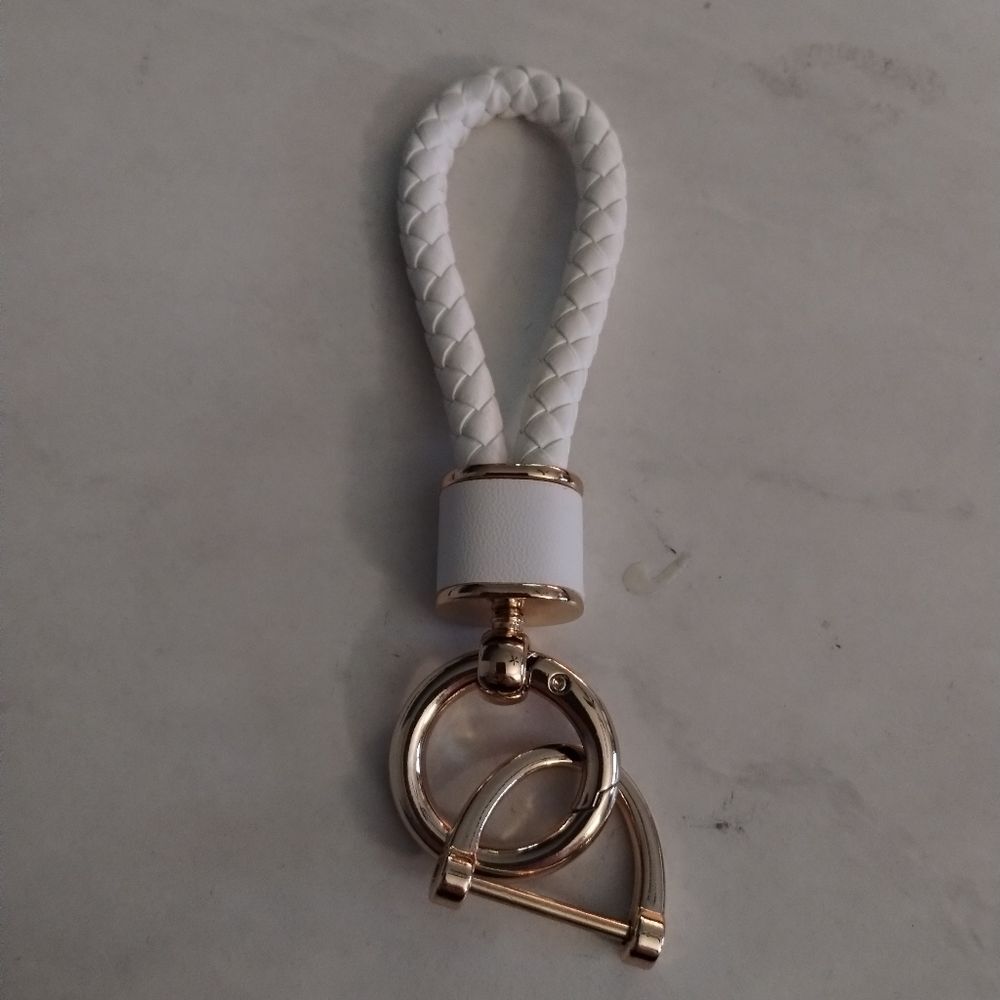 Braided D Ring Keychain